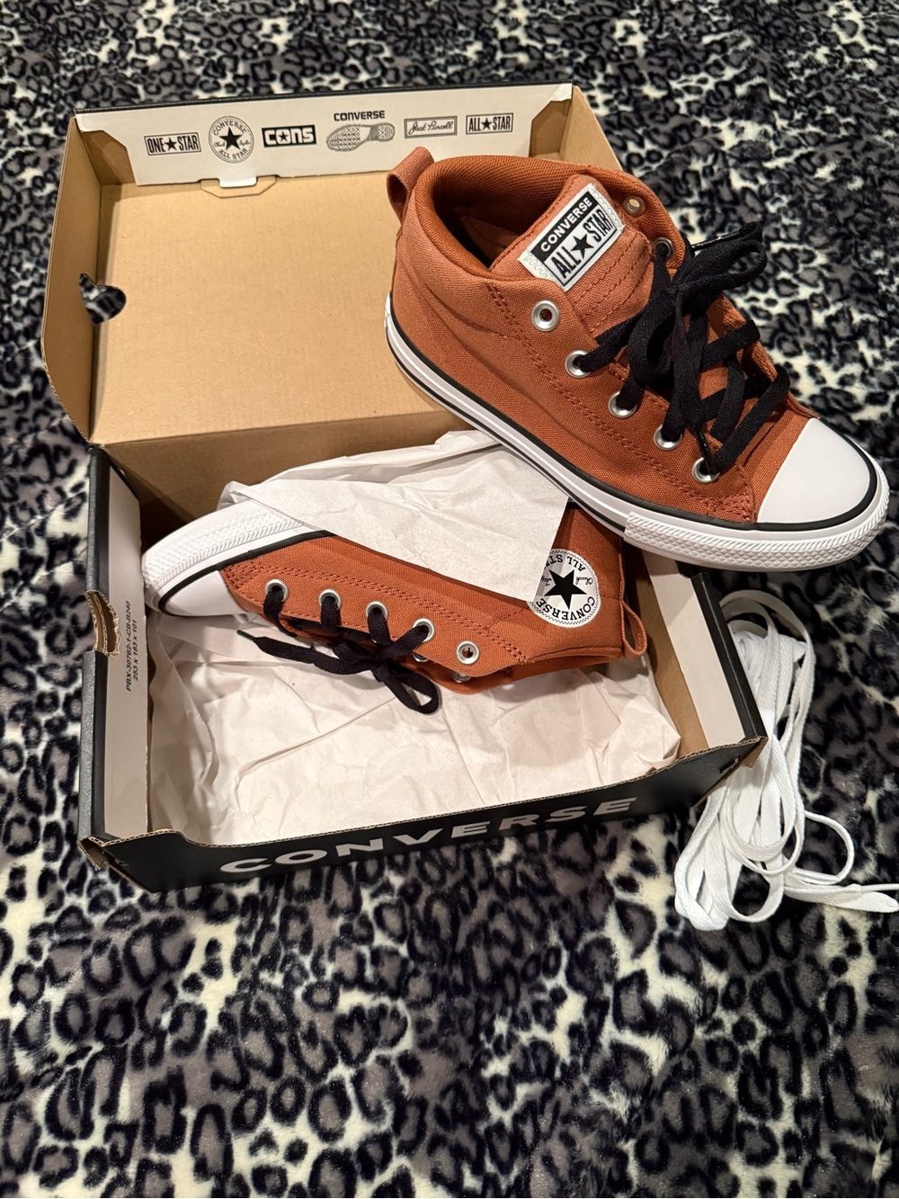 Converse Kids Mid - Tawny owl/white/black